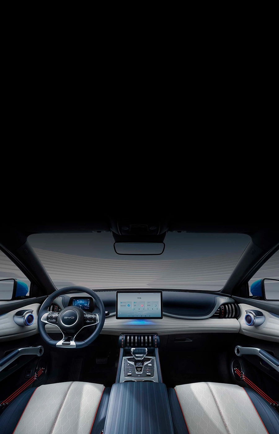BYD YUAN PLUS Interior inspirado en un Gimnasio Móvil