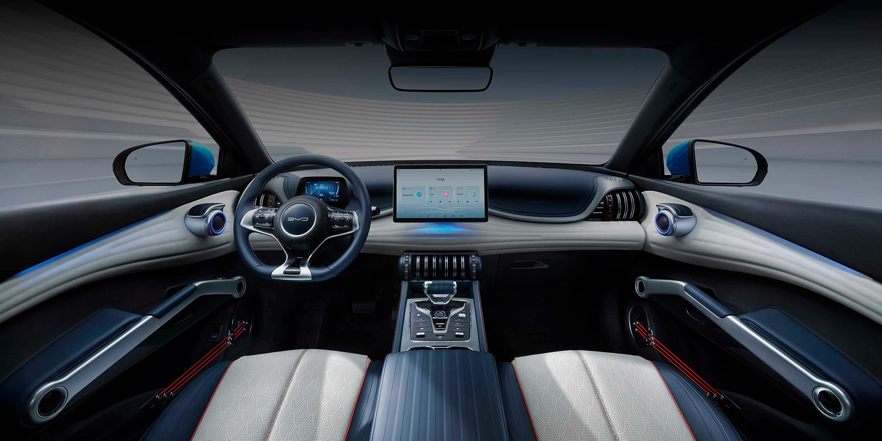 BYD YUAN PLUS Interior inspirado en un Gimnasio Móvil